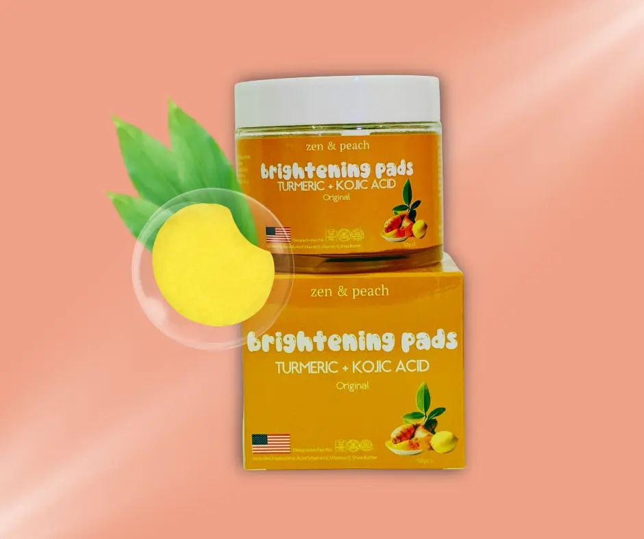 Turmeric Infused with Kojic Acid Brightening Pads